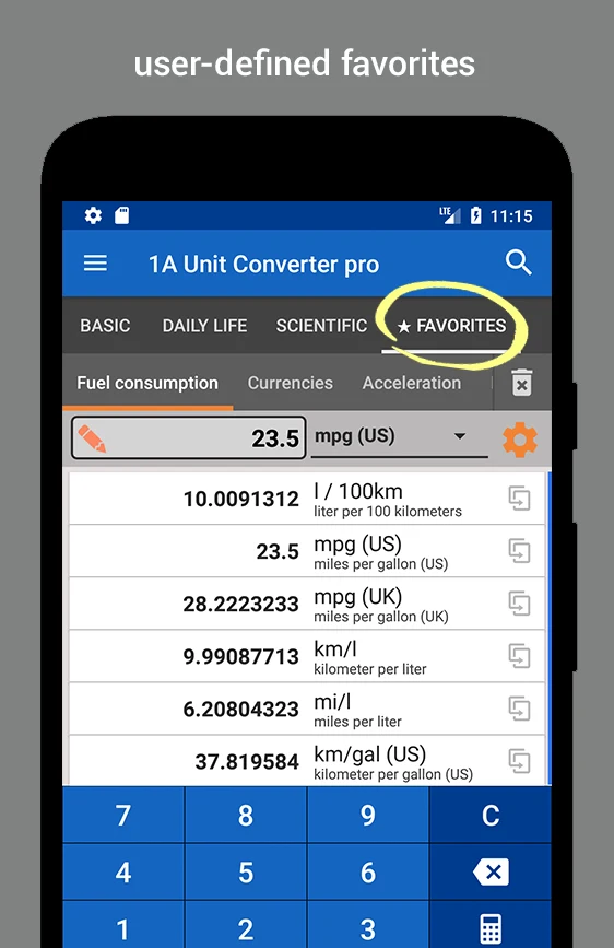 1A Unit Converter pro screenshot