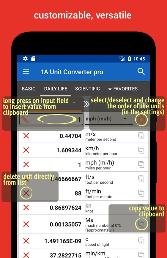 1A Unit Converter pro screenshot